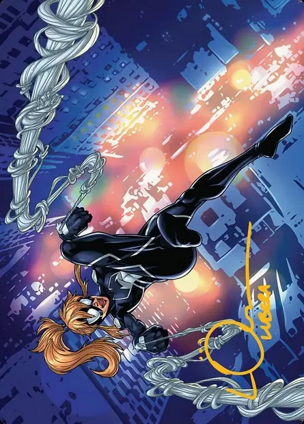 Araña, Heart of the Spider // Araña, Heart of the Spider, Magic card ASPM 37 — Marvel's Spider-Man Art Series set