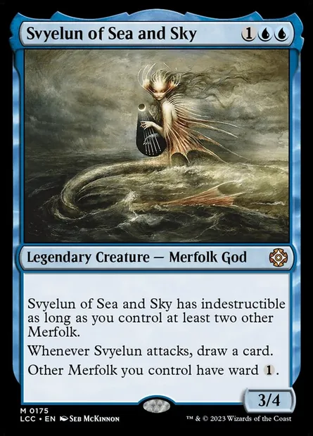Svyelun of Sea and Sky, Magic card LCC 175 — The Lost Caverns of Ixalan Commander set