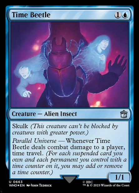 Time Beetle, Magic card WHO 663 — Doctor Who set