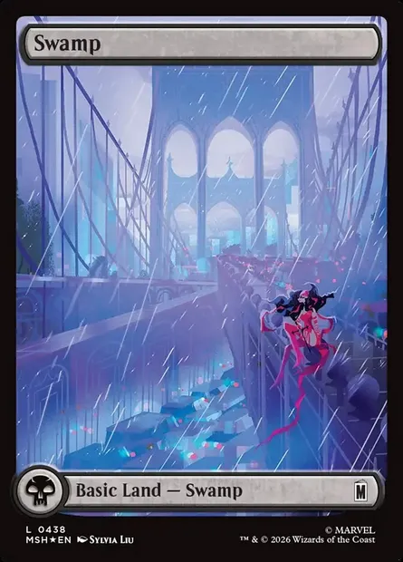 Marais, carte Magic MSH 438 — extension Marvel Super Heroes