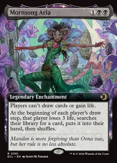 Mornsong Aria, Magic card ECL 361 — Lorwyn Eclipsed set