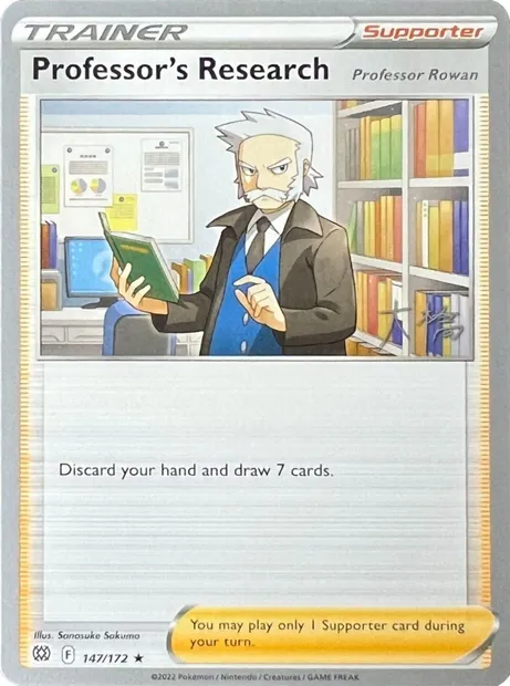 Professor's Research - Professor Rowan, carte Pokémon WCD22 147-3 — extension World Championship Decks 2022