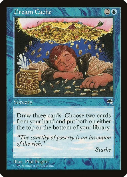 Dream Cache, Magic card TMP 59 — Tempest set