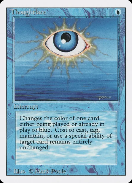 Thoughtlace, Magic card 3ED 85 — Revised Edition set