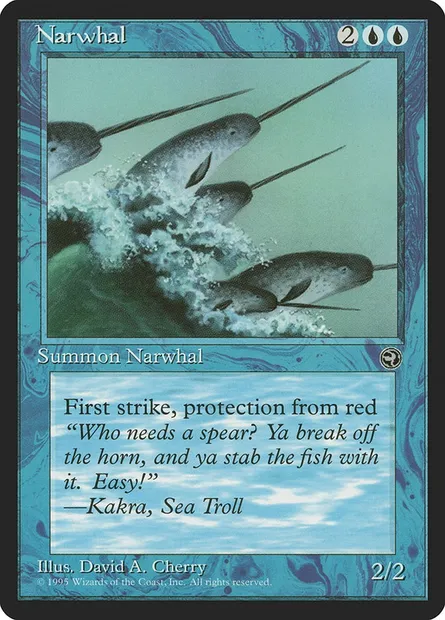 Narval, carte Magic HML 35 — extension Terres Natales