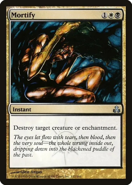 Mortification, carte Magic GPT 122 — extension Le Pacte des Guildes