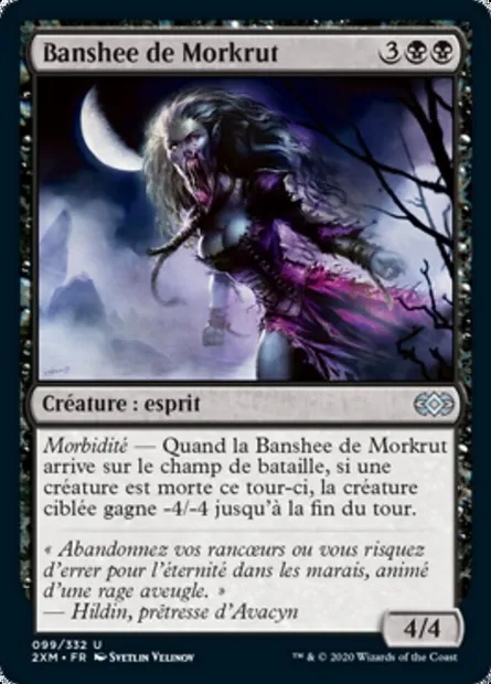 Banshee de Morkrut, carte Magic 2XM 99 — extension Double Masters