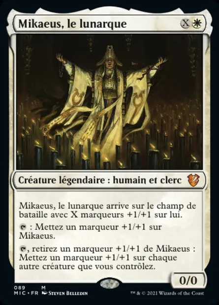 Mikaeus, le lunarque, carte Magic MIC 89 — extension Midnight Hunt Commander