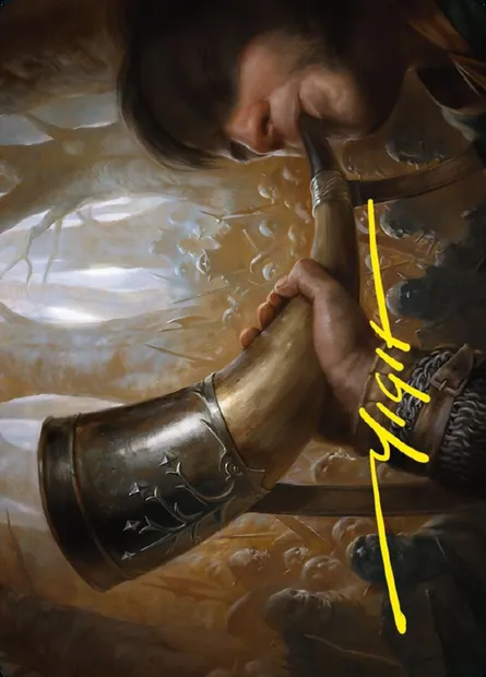 Horn of Gondor // Horn of Gondor, carte Magic ALTR 29 — extension Tales of Middle-earth Art Series
