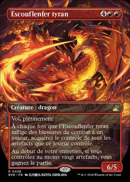 Escouflenfer tyran, carte Magic RVR 428 — extension Ravnica Remastered