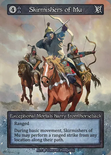 Skirmishers of Mu, Sorcery card BET 157 — Beta set