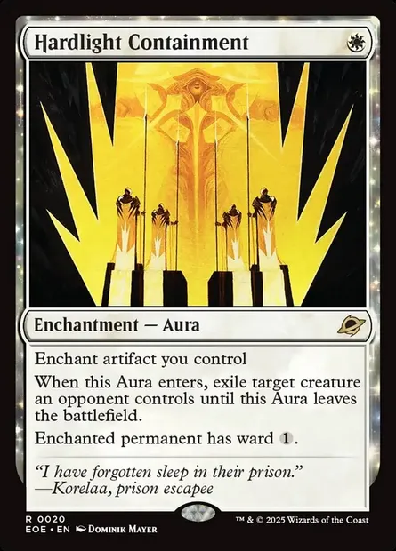 Hardlight Containment, Magic card EOE 20 — Edge of Eternities set