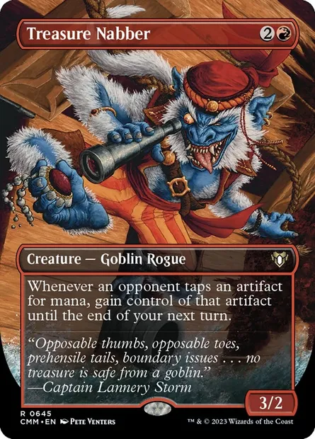 Treasure Nabber, Magic card CMM 645 — Commander Masters set