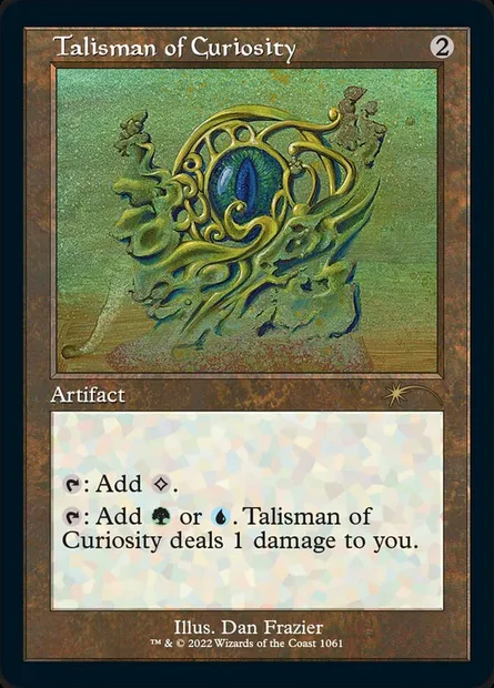 Talisman de curiosité, carte Magic SLD 1061 — extension Secret Lair Drop