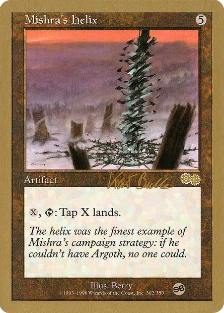 Mishra's Helix, Magic card WC99 kb302sb — World Championship Decks 1999 set