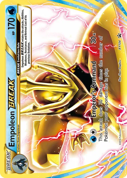 Empoleon BREAK, Pokémon card XY 134 — XY Black Star Promos set