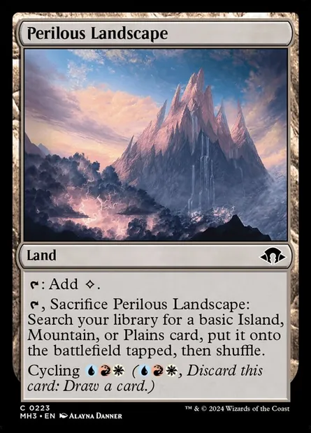 Perilous Landscape, Magic card MH3 223 — Modern Horizons 3 set