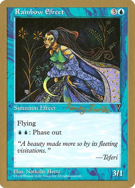 Rainbow Efreet, Magic card WC98 rb41 — World Championship Decks 1998 set