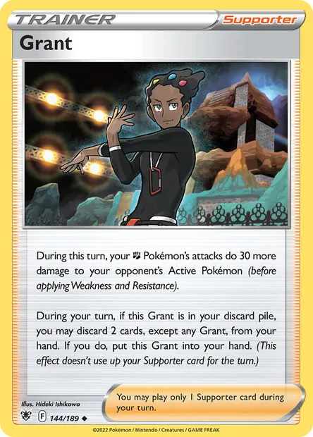 Grant, Pokémon card ASR 144 — Astral Radiance set