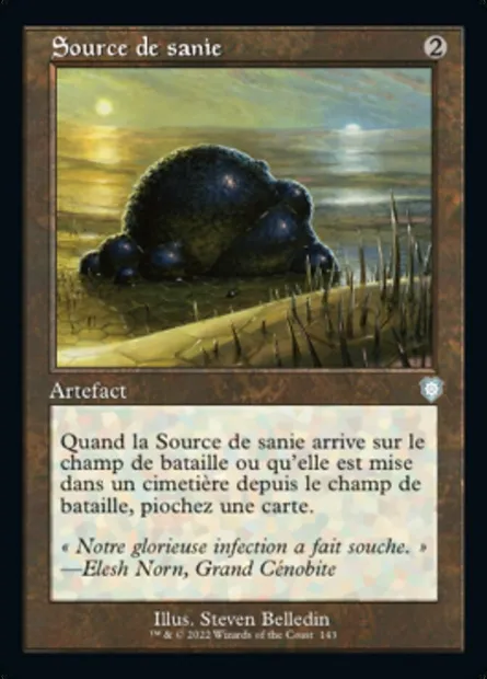 Source de sanie, carte Magic BRC 143 — extension The Brothers' War Commander
