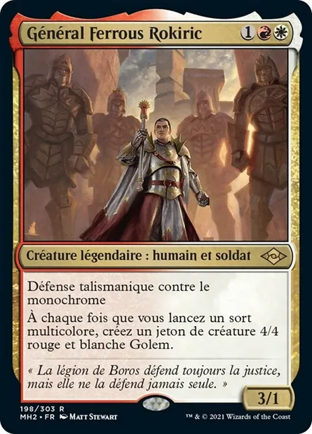 Général Ferrous Rokiric, carte Magic MH2 198 — extension Horizons du Modern 2