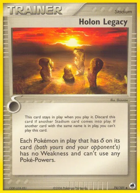 Holon Legacy, Pokémon card DF 74 — Dragon Frontiers set