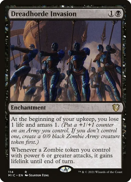 Dreadhorde Invasion, Magic card MIC 114 — Midnight Hunt Commander set