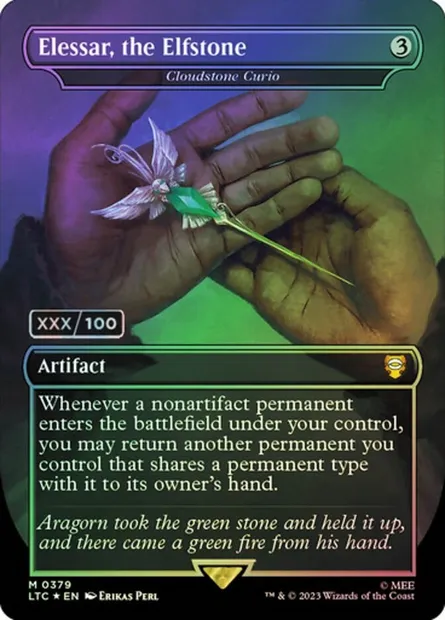Cloudstone Curio, Magic card LTC 379z — Tales of Middle-earth Commander set