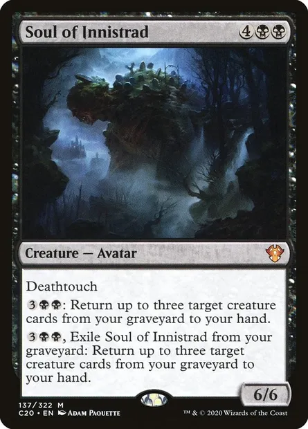 Soul of Innistrad, Magic card C20 137 — Commander 2020 set