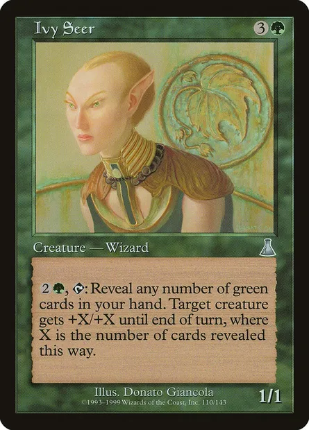 Ivy Seer, Magic card UDS 110 — Urza's Destiny set