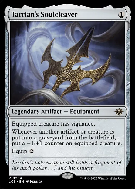 Tarrian's Soulcleaver, Magic card LCI 264 — The Lost Caverns of Ixalan set