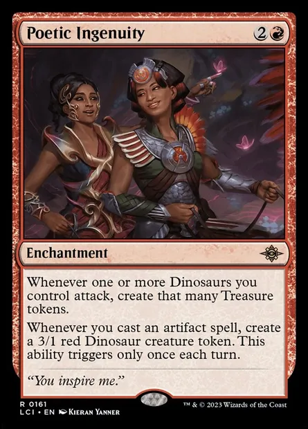 Poetic Ingenuity, Magic card LCI 161 — The Lost Caverns of Ixalan set