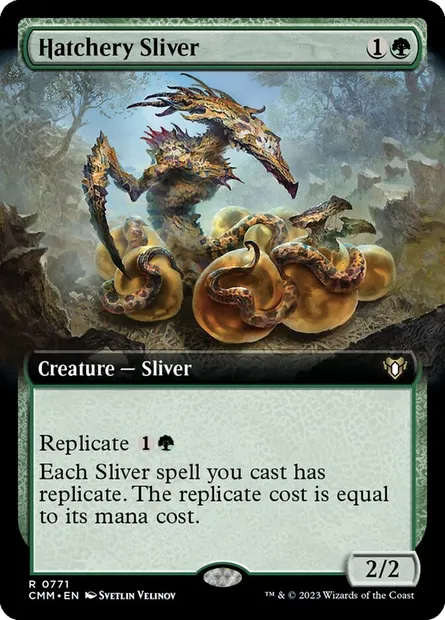 Hatchery Sliver, Magic card CMM 771 — Commander Masters set