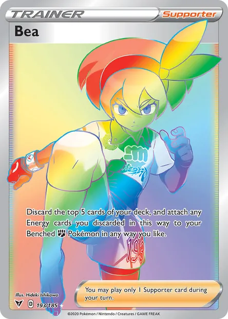 Bea, Pokémon card VIV 193 — Vivid Voltage set