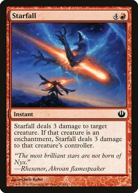 Starfall, Magic card JOU 114 — Journey into Nyx set
