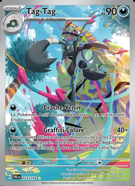 Tag-Tag, carte Pokémon PAL 223 — extension Évolutions à Paldea
