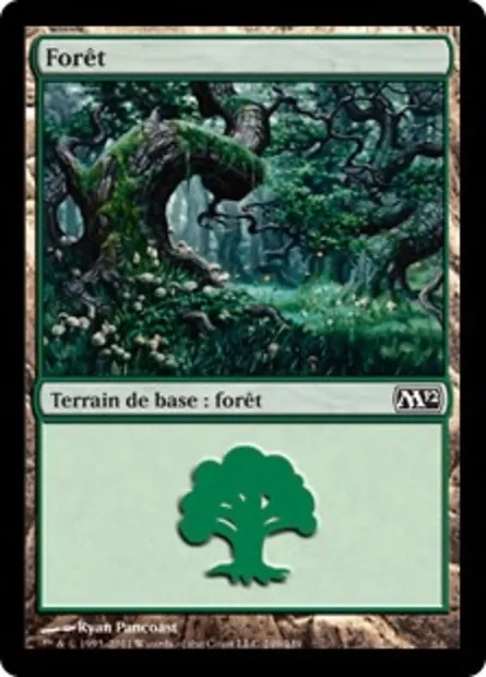 Forêt, carte Magic M12 249 — extension Magic 2012