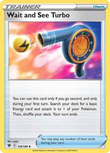 Wait and See Turbo, Pokémon card ASR 158 — Astral Radiance set