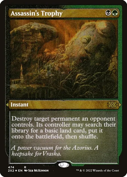 Assassin's Trophy, Magic card 2X2 474 — Double Masters 2022 set