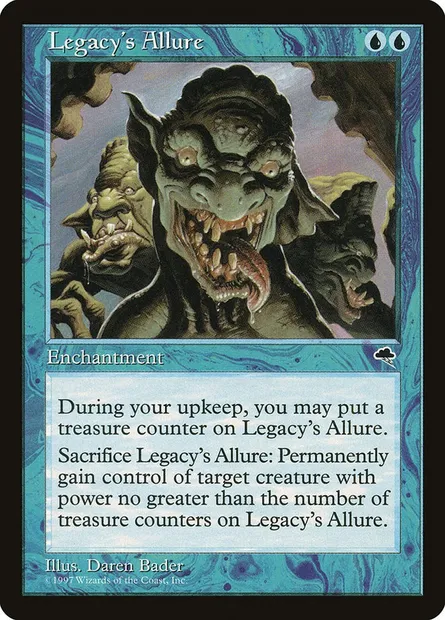 Legacy's Allure, Magic card TMP 71 — Tempest set
