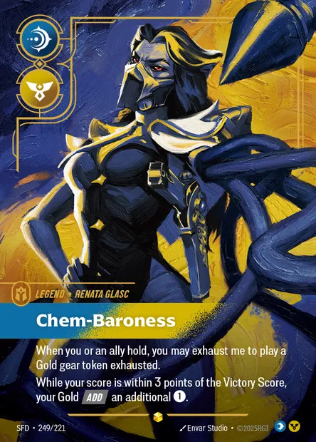 Chem-Baroness, carte Riftbound SFD 249 — extension Spiritforged