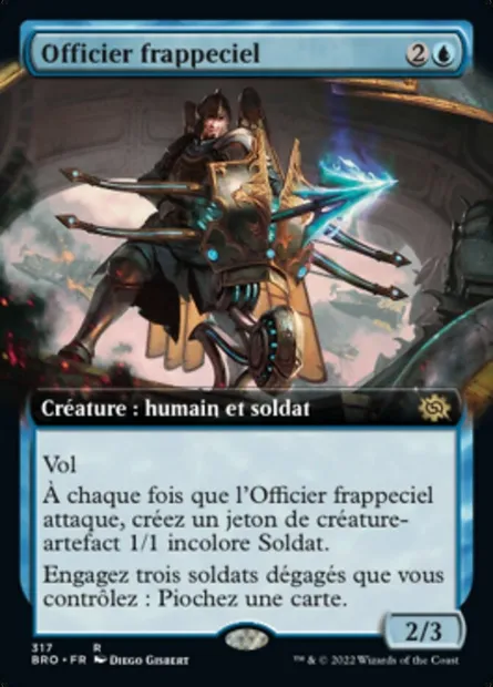 Officier frappeciel, carte Magic BRO 317 — extension La Guerre Fratricide