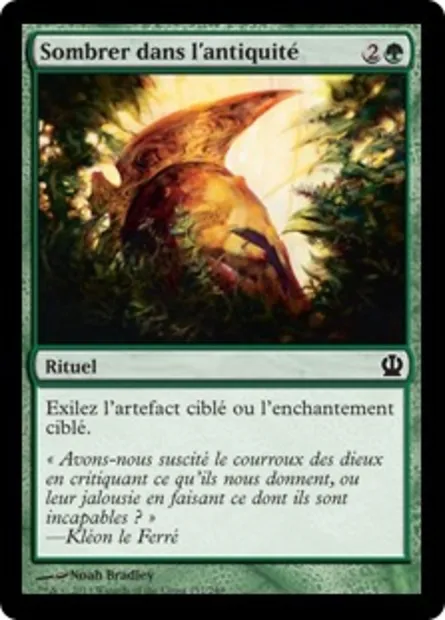 Sombrer dans l'antiquité, carte Magic THS 157 — extension Theros