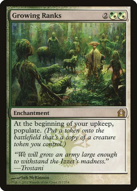 Growing Ranks, Magic card RTR 217 — Return to Ravnica set