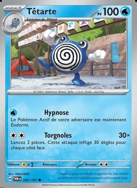 Têtarte, carte Pokémon TWM 042 — extension Mascarade Crépusculaire