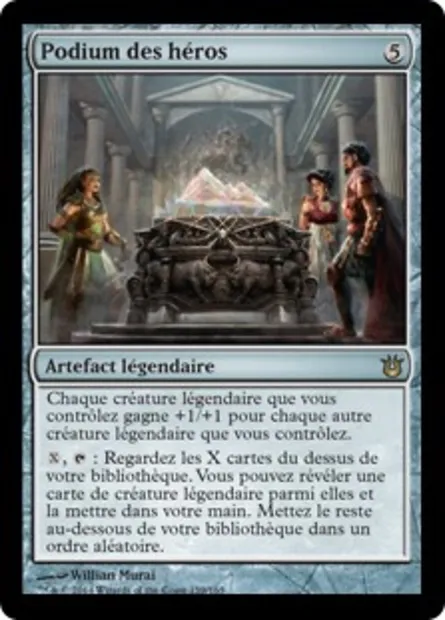 Podium des héros, carte Magic BNG 159 — extension Créations divines
