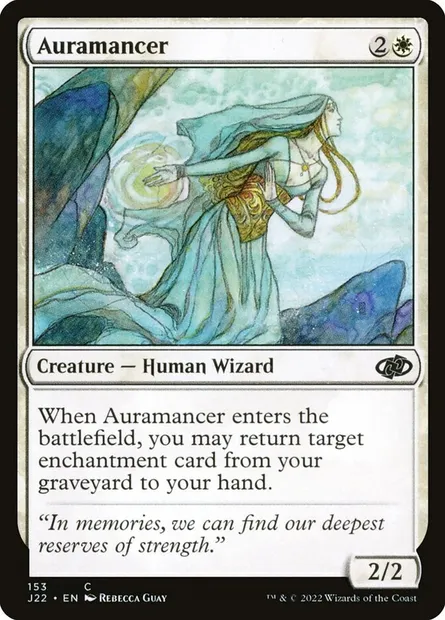 Auramancer, Magic card J22 153 — Jumpstart 2022 set