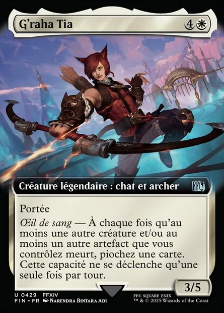 G'raha Tia, carte Magic FIN 429 — extension Final Fantasy