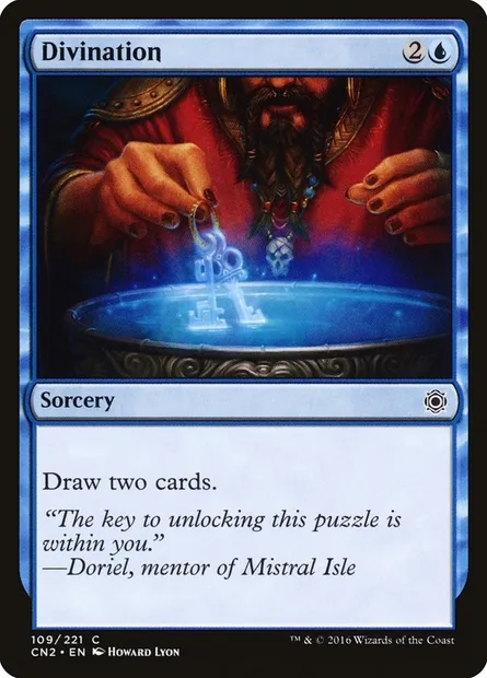 Divination, Magic card CN2 109 — Conspiracy: Take the Crown set