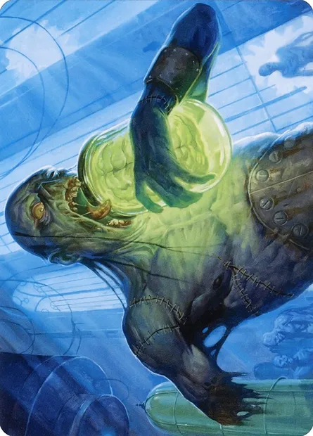 Larder Zombie // Larder Zombie, Magic card AMID 24 — Midnight Hunt Art Series set